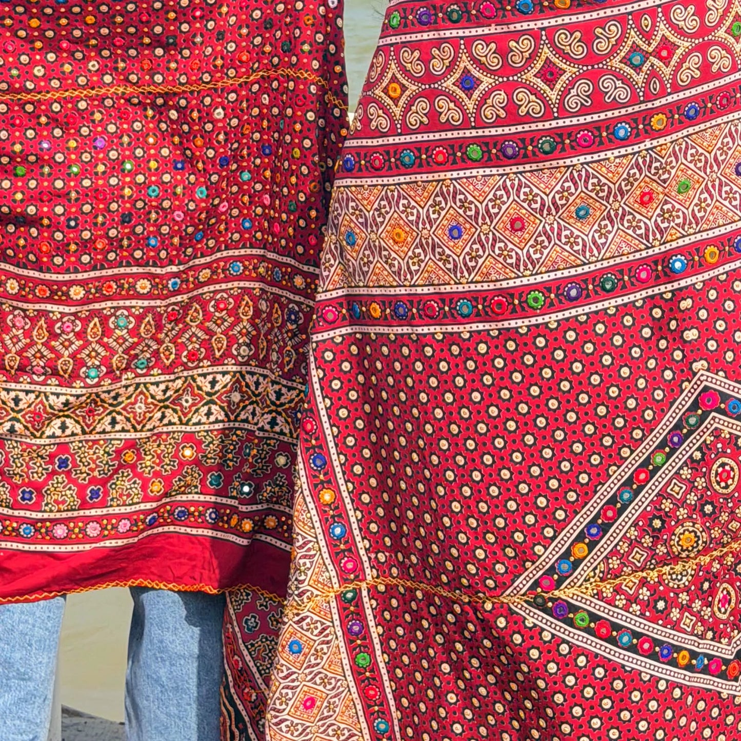 Embellished Ajrak