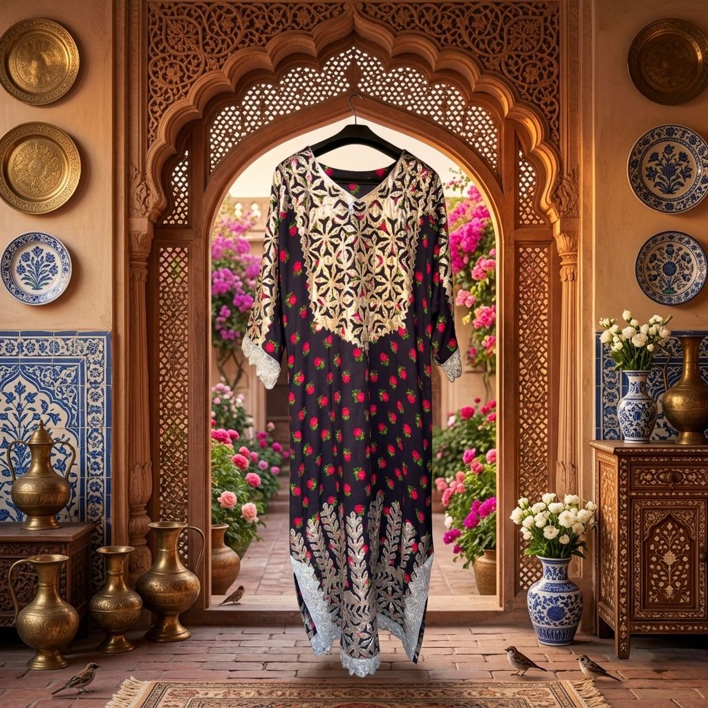 Appliqué Kaftan