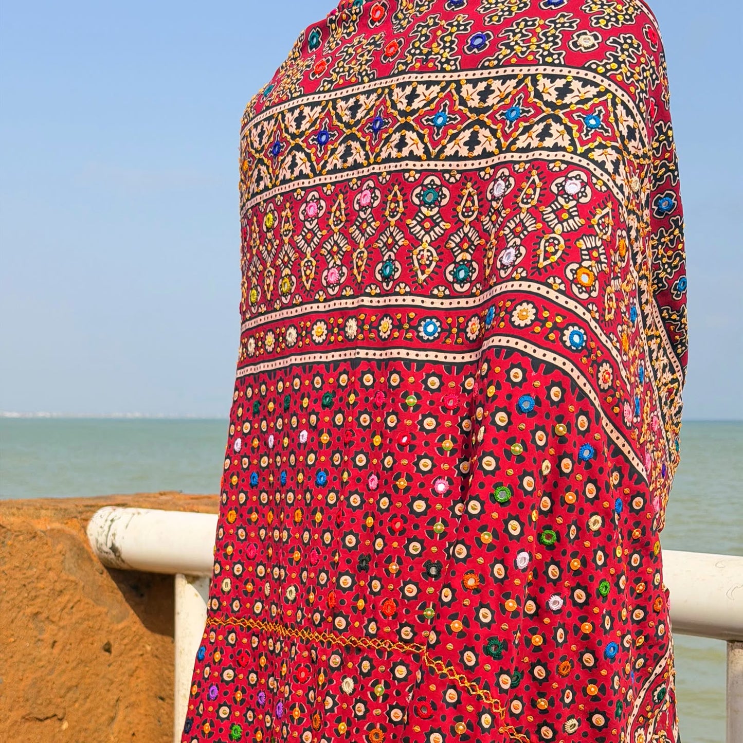 Embellished Ajrak