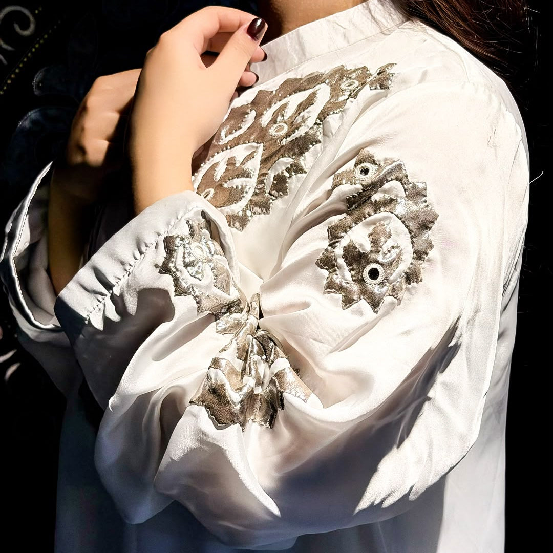 Serene | Appliqué Kaftan Dress Her Studio